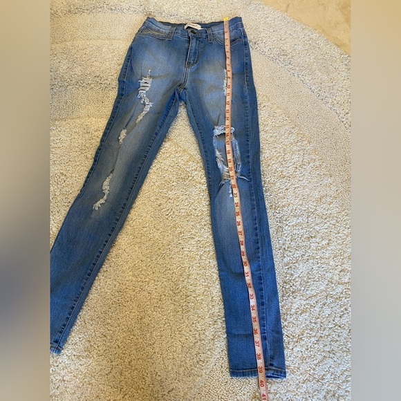 Vibrant High waisted distressed denim jeans size 5 M.I.U - Picture 11 of 11